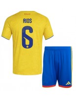 Kolumbia Richard Rios #6 Kotipaita Lasten MM-kisat 2026 Lyhythihainen (+ shortsit)